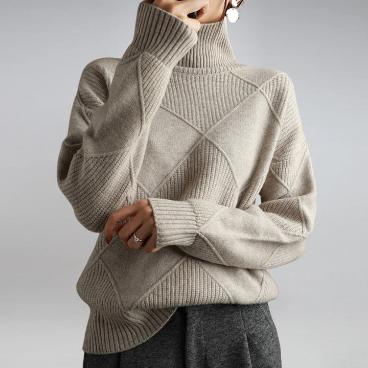 Levoire | Classique Pull En Laine Gris