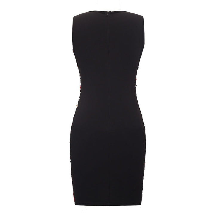 Levoire | Palaakku V-Décolleté Sans Manches Robes Mini