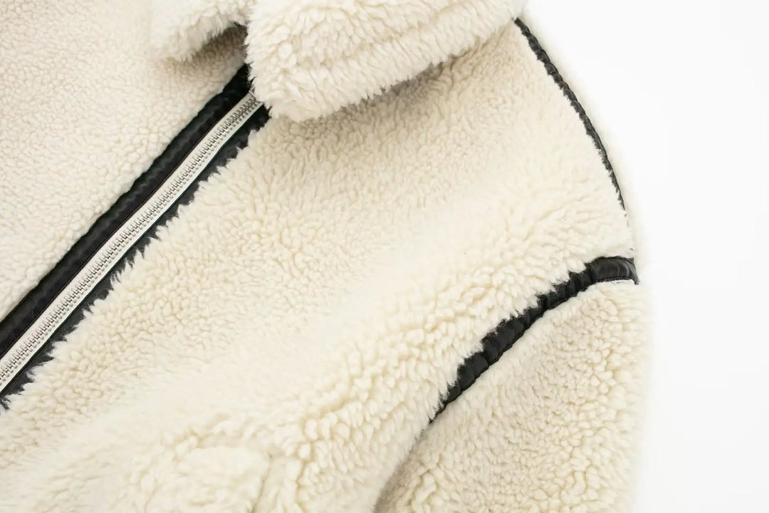Avriane | Veste en teddy douce et chaude