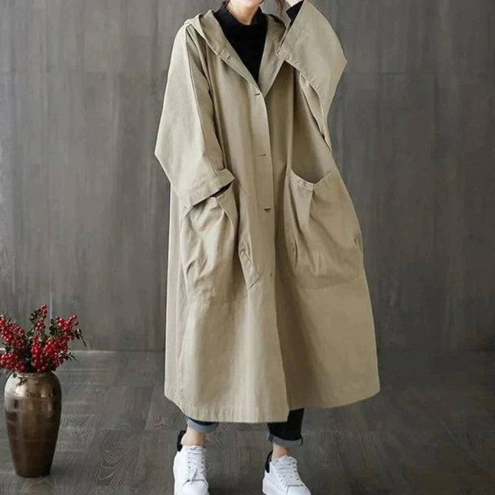Levoire | Manteau général tendance et sans effort Kaki