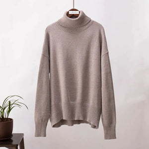 Levoire | Pull en tricot pour femmes Beige brun