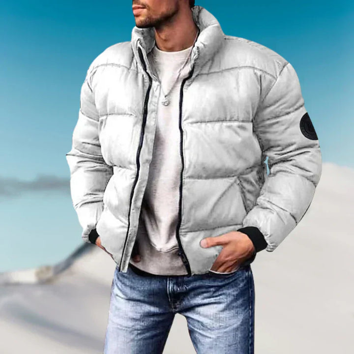 Levoire | Veste En Duvet Pour Hommes Blanc