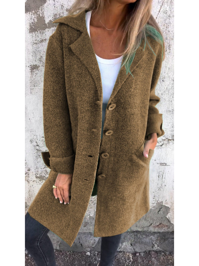 Levoire | Manteau Long Décontracté Braun