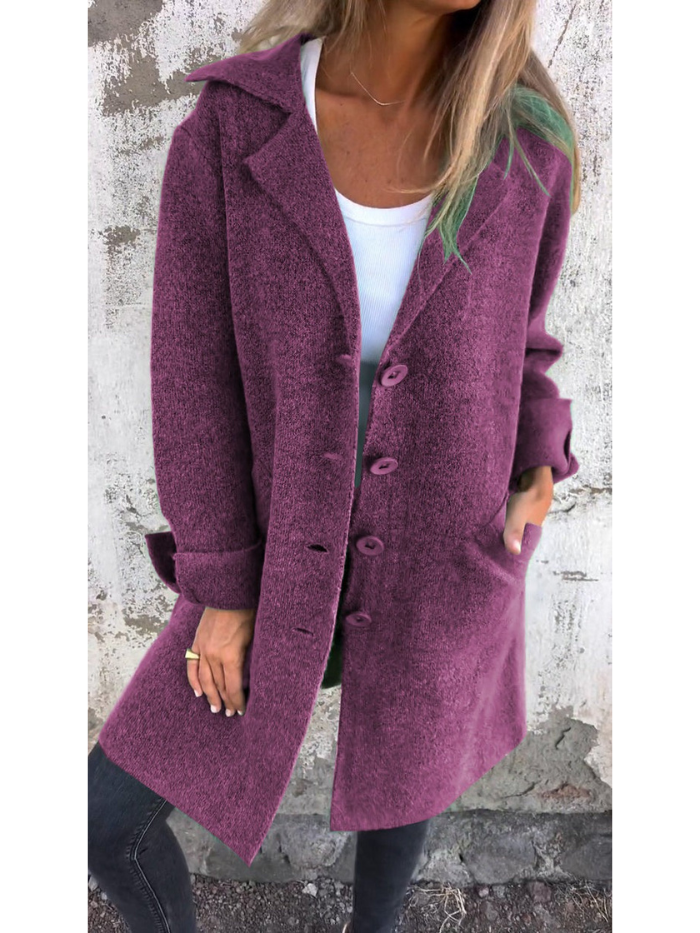 Levoire | Manteau Long Décontracté lilas