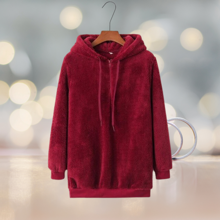 Levoire | Veste À Capuche Douce Pour L'Automne Rot