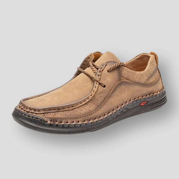 Levoire | Chaussures Confortables En Cuir Fait Main Antidérapantes Khaki