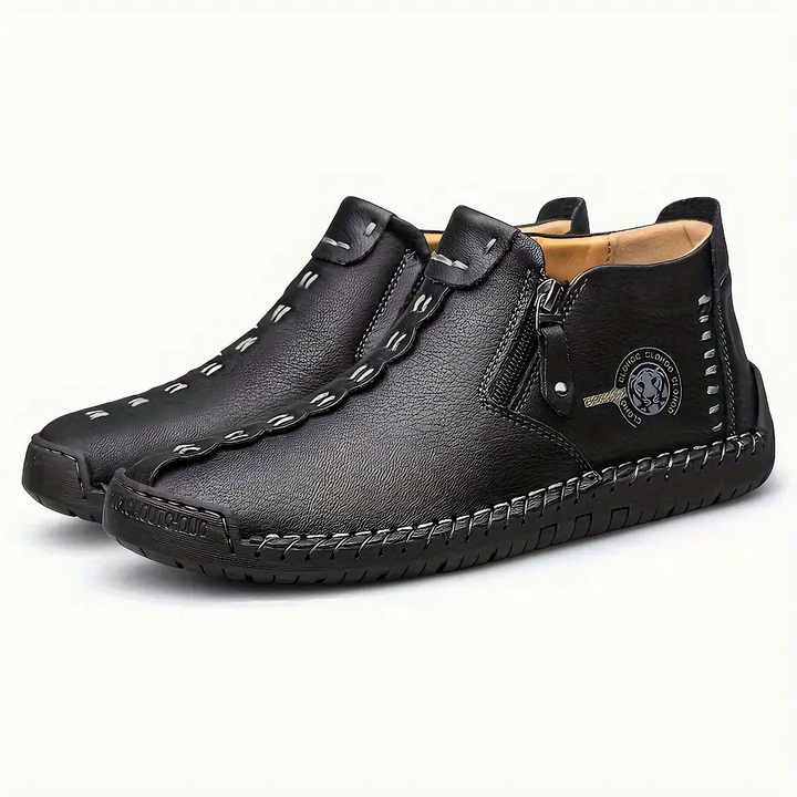 Levoire | Antidérapant Bottes Étanches avec Fermeture Éclair Noir