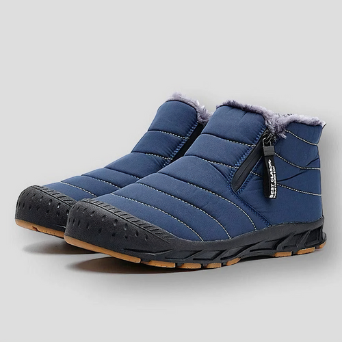 Levoire | Bottes en fourrure chaude avec fermeture éclair antidérapantes