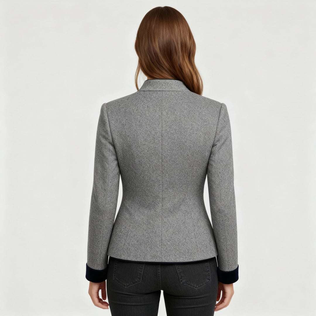 Veste en laine premium confort structurée classique pour femmes | Avriane