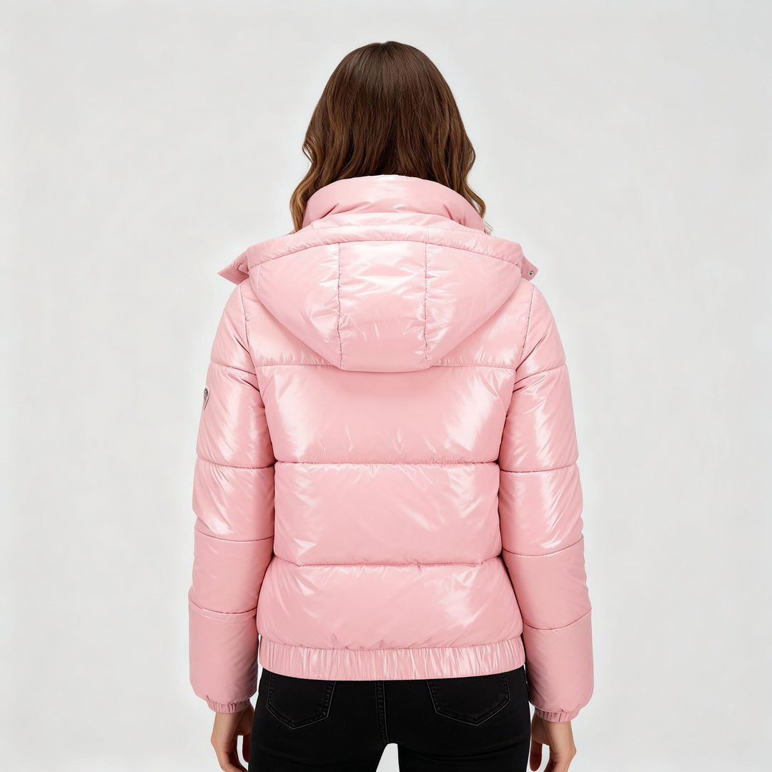 Veste d'hiver pour femmes en thermo confort déperlant brillant | Avriane