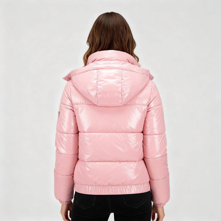 Veste d'hiver pour femmes en thermo confort déperlant brillant | Avriane