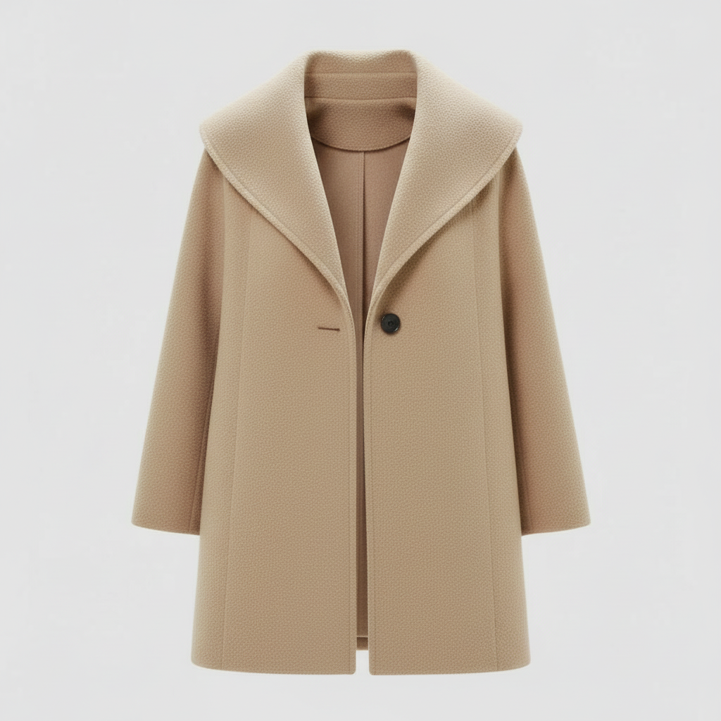Manteau femme coupe-vent avec col châle | Avriane