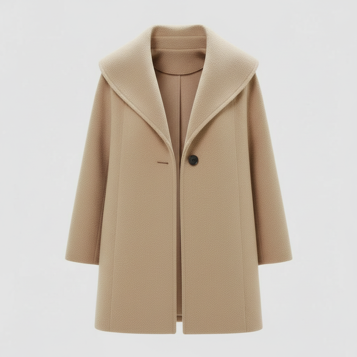 Manteau femme coupe-vent avec col châle | Avriane