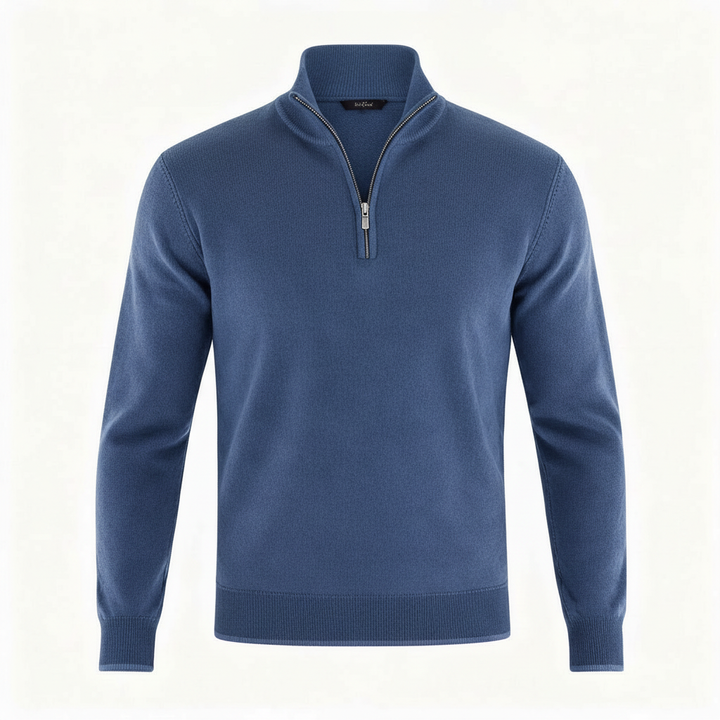 Pull confortable en merino élégant femme fermeture éclair tricots modernes | Avriane