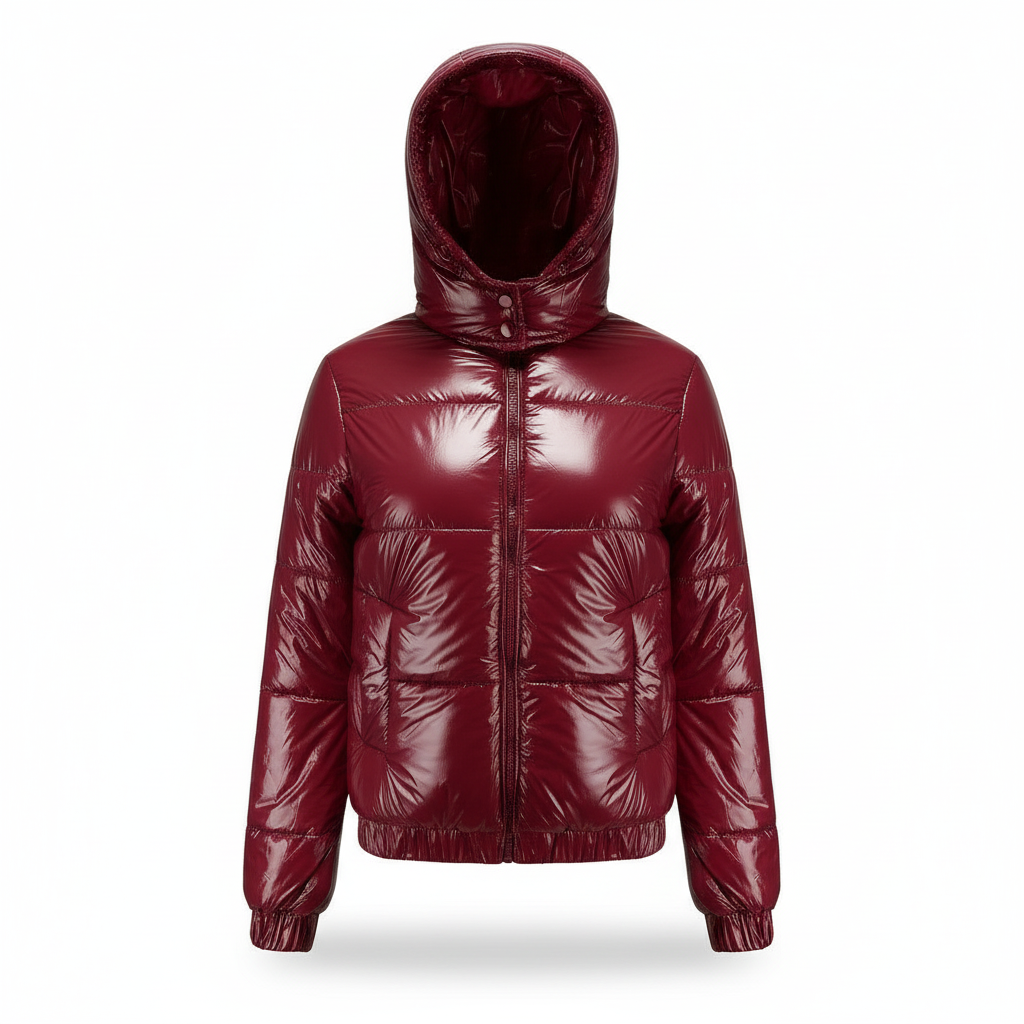 Veste d'hiver pour femmes en thermo confort déperlant brillant | Avriane