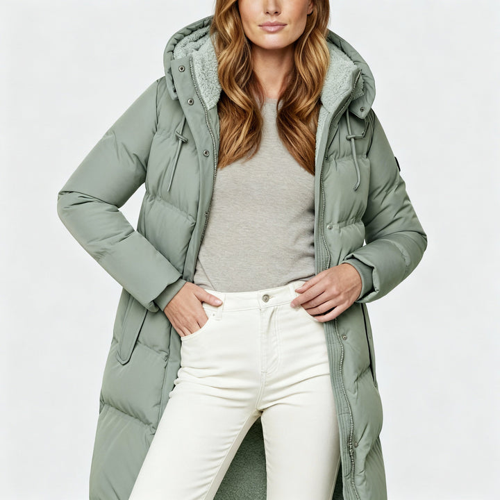 Veste isolée luxueuse pour femmes confort douillette en coton | Heidi-Mode