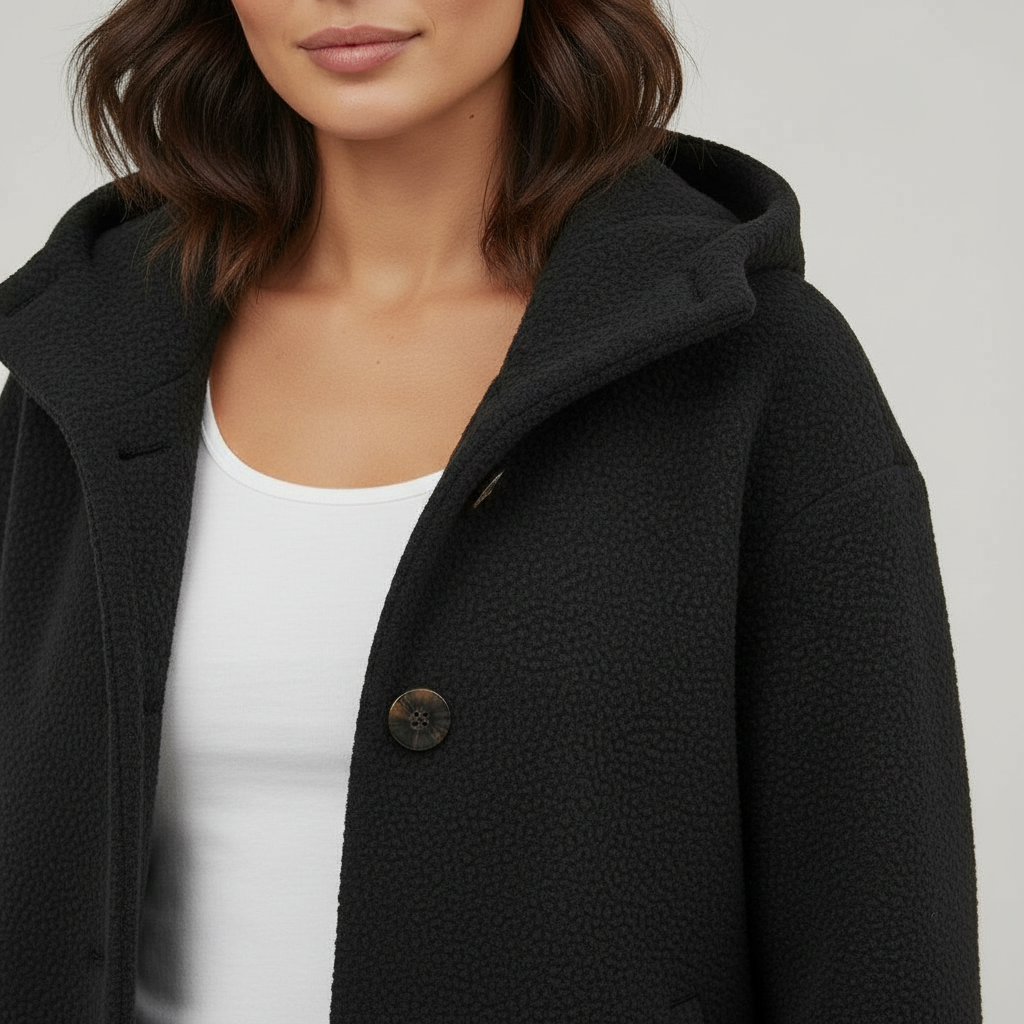 Manteau d'hiver élégant pour femmes Confort Manteau long en polaire | Avriane