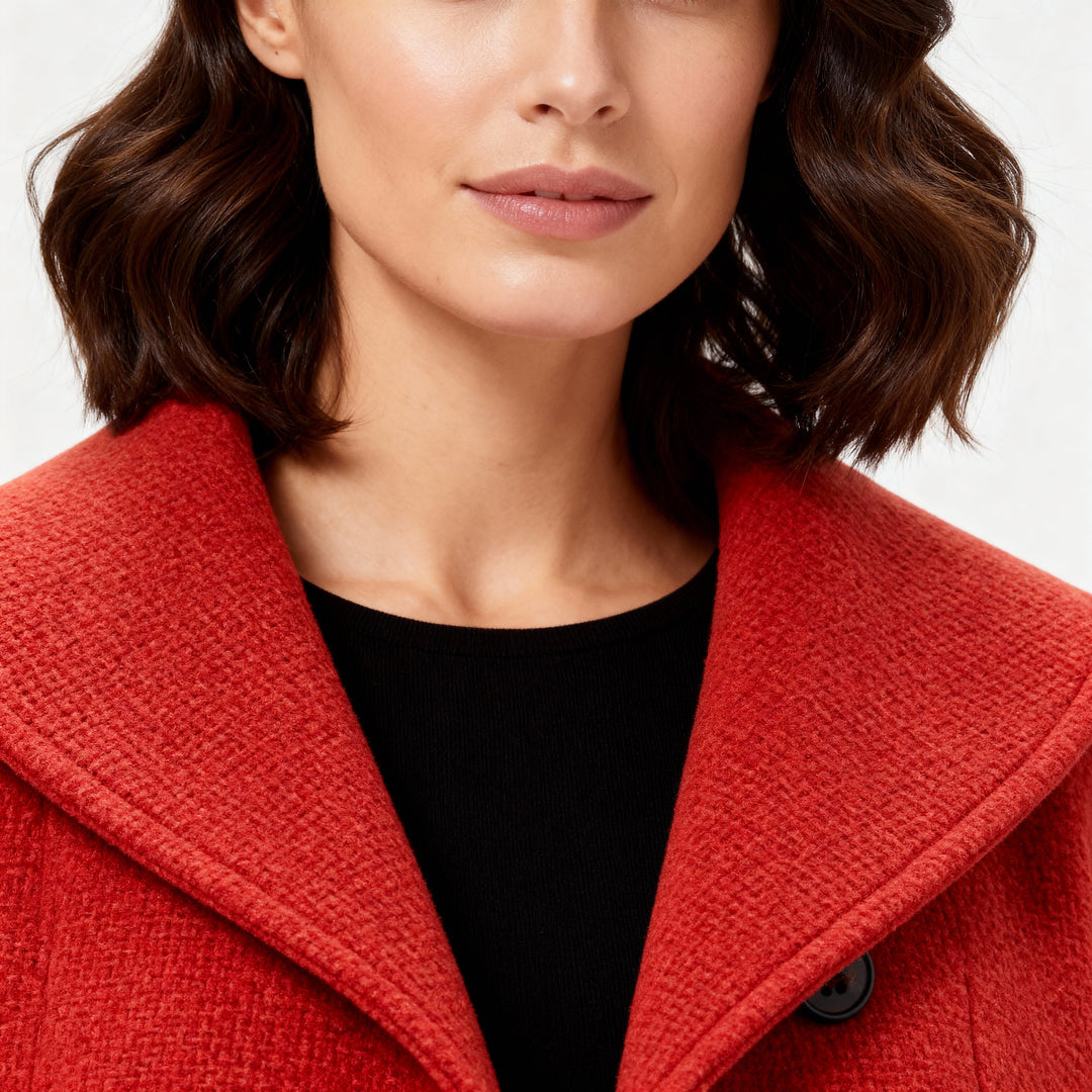 Manteau femme coupe-vent avec col châle | Avriane