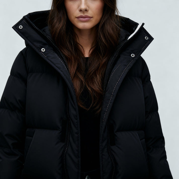 Veste d'hiver longue coupe-vent femmes | Avriane
