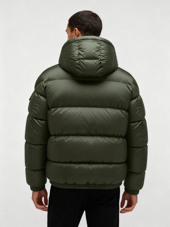 Veste en duvet d'oie pour hommes avec chaleur et capuche | Avriane