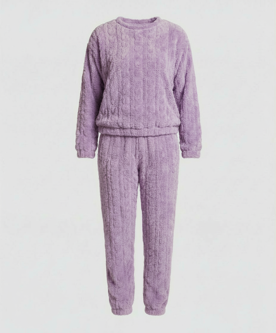 Ensemble de pyjama en polaire pour femmes douillet | Avriane