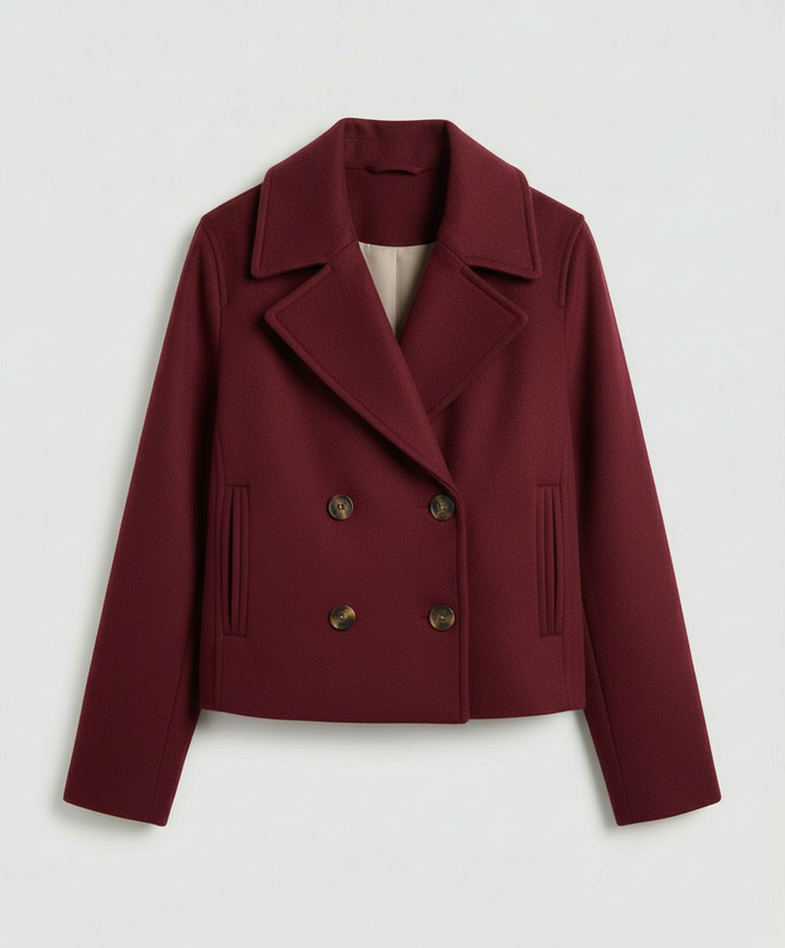 Veste femme à double boutonnage courte | Avriane