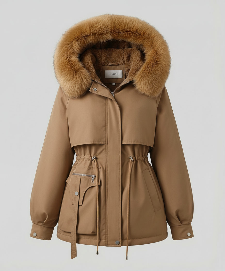 Veste d'hiver en fourrure chaude pour femmes | Avriane