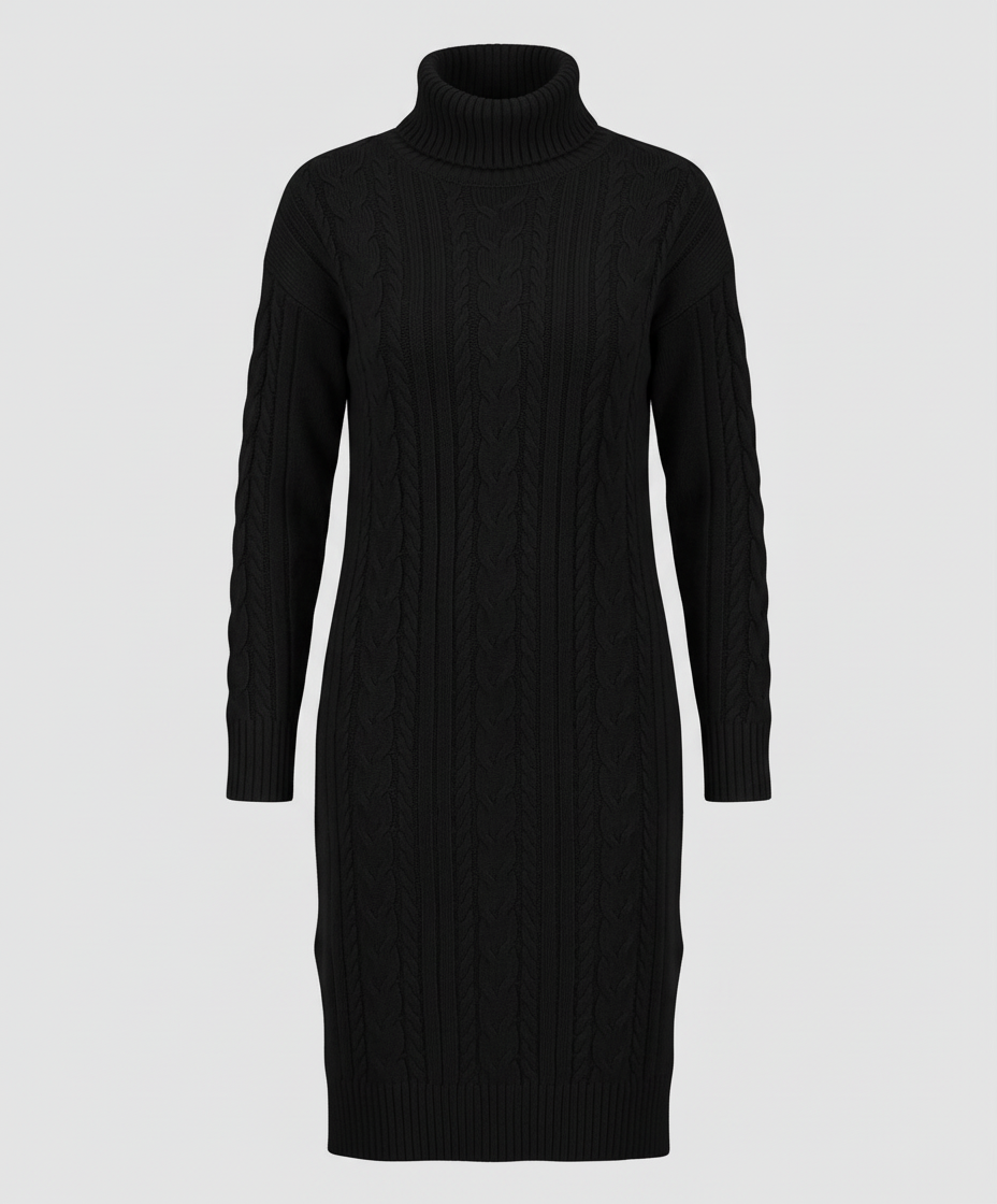 Robe en tricot élégante et chaude hiver | Heidi-Mode