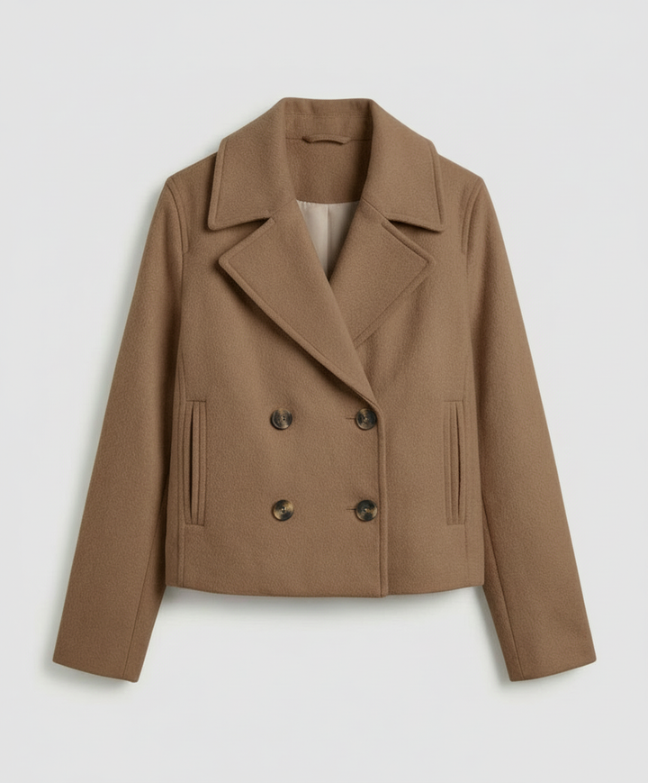 Veste femme à double boutonnage courte | Avriane