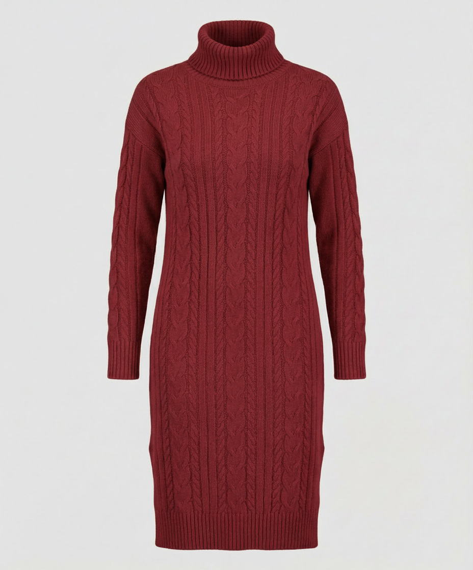 Robe en tricot élégante et chaude hiver | Heidi-Mode