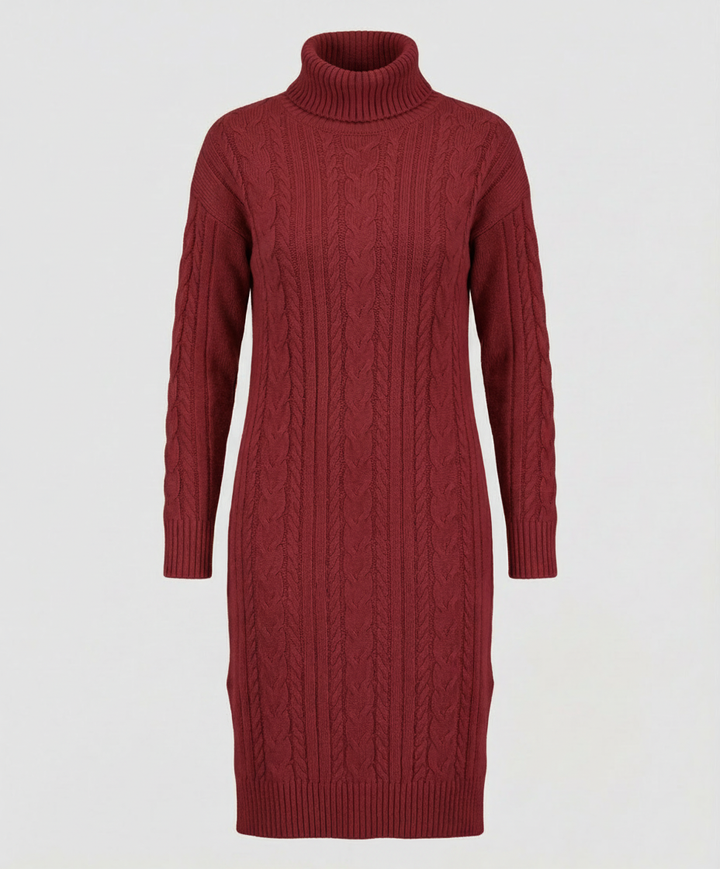 Robe en tricot élégante et chaude hiver | Heidi-Mode
