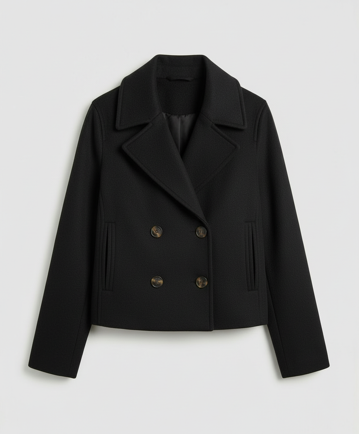 Veste femme à double boutonnage courte | Avriane