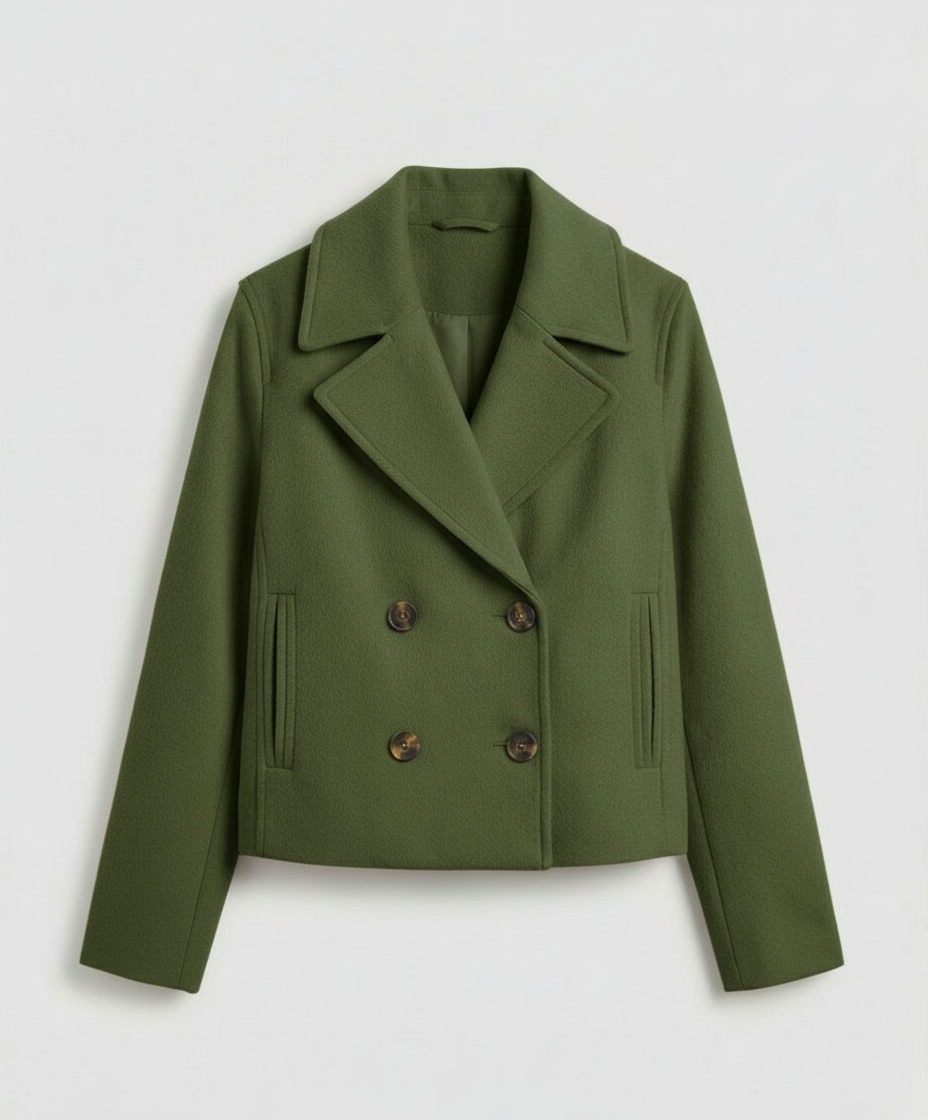 Veste femme à double boutonnage courte | Avriane