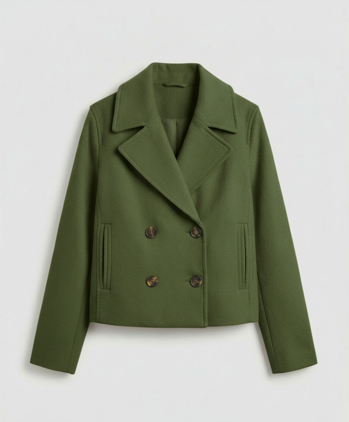 Veste femme à double boutonnage courte | Avriane