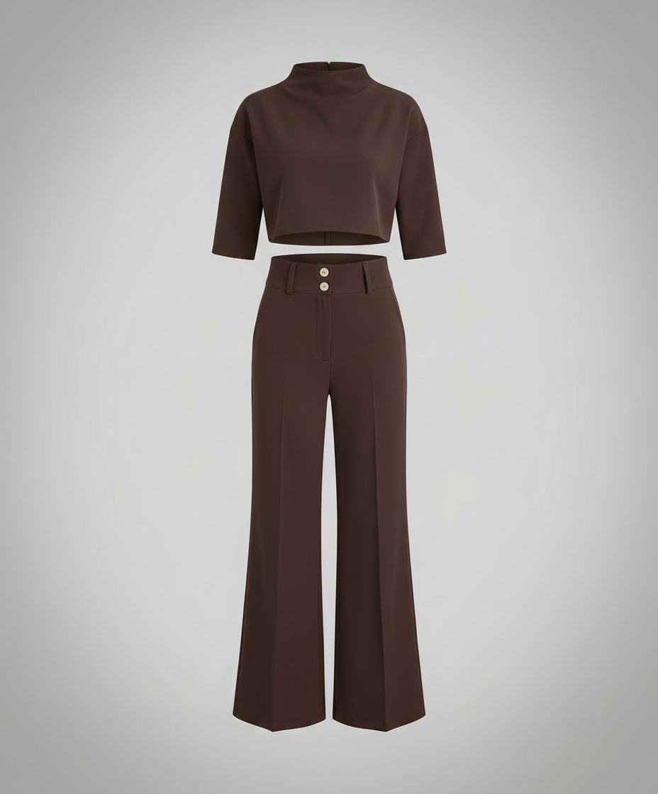 Pantalon ajusté d'automne pour femmes | Heidi-Mode