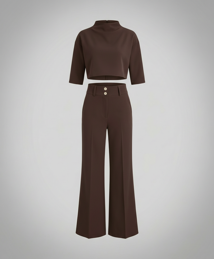 Pantalon ajusté d'automne pour femmes | Heidi-Mode