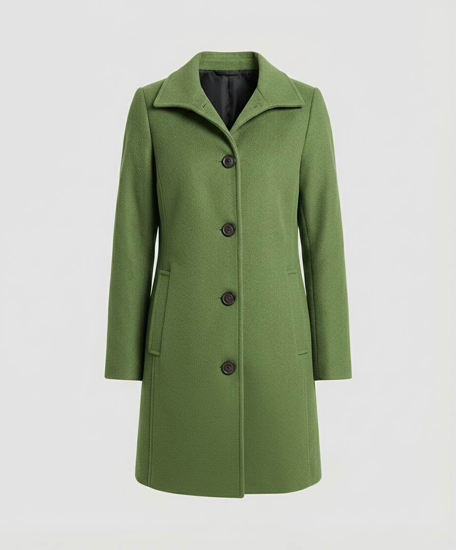 Manteau élégant à bouton unique pour femmes | Avriane