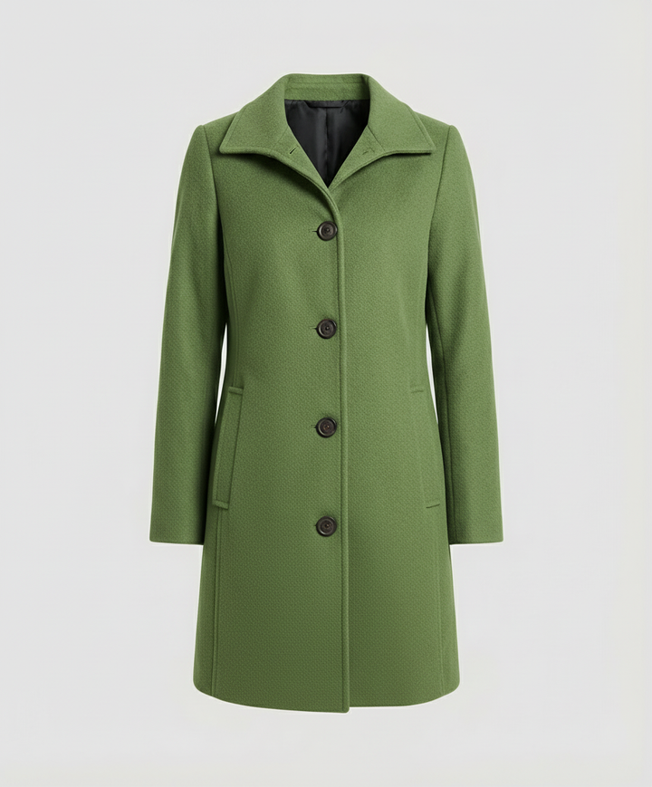 Manteau élégant à bouton unique pour femmes | Avriane