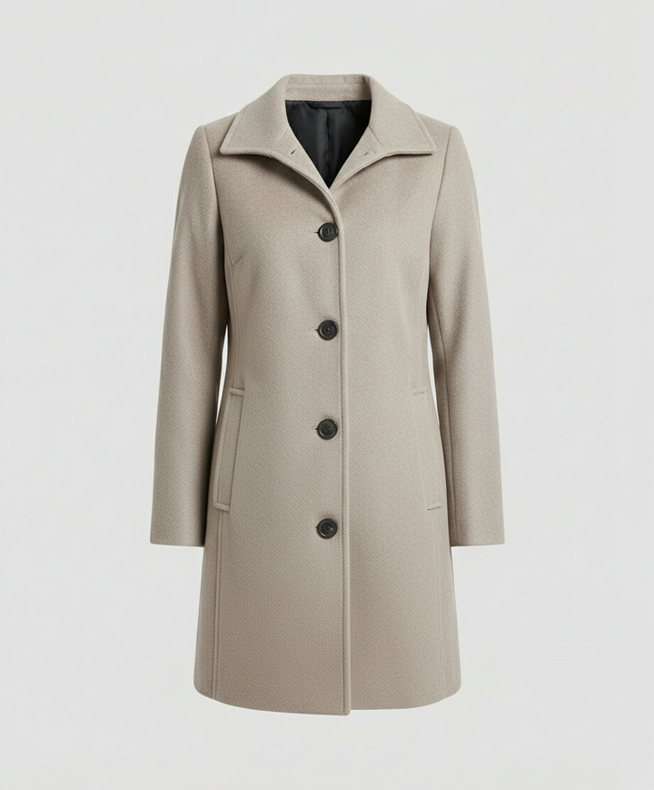 Manteau élégant à bouton unique pour femmes | Avriane