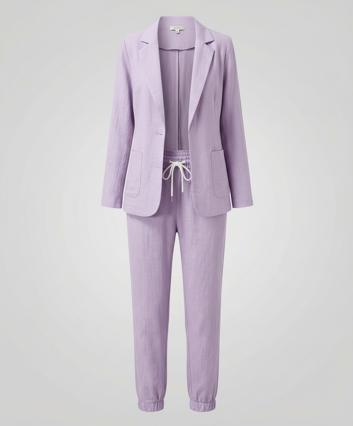 Ensemble Jogger Blazer Élégant Femme | Heidi-Mode