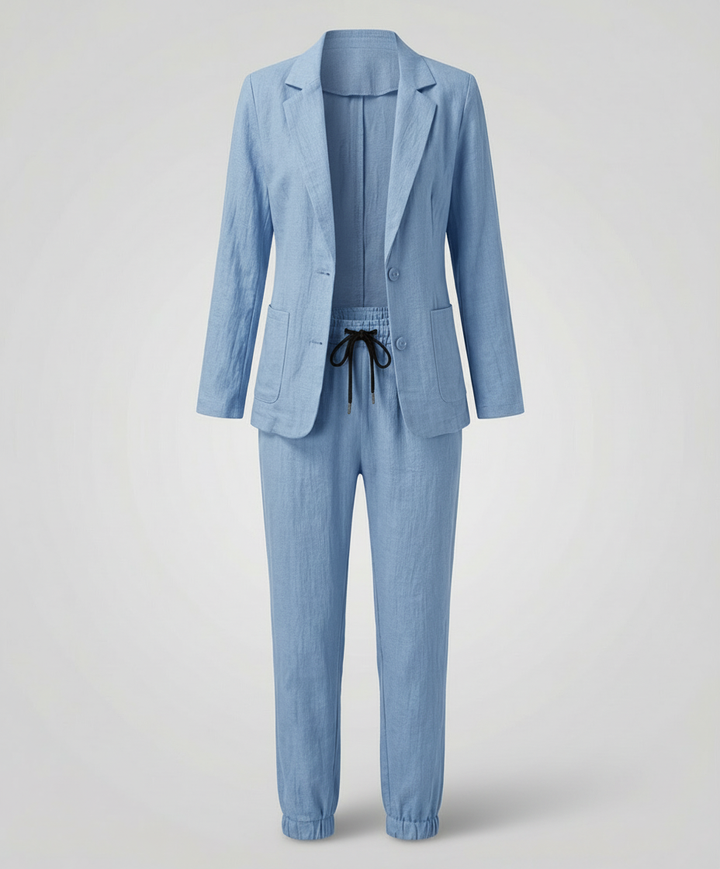 Ensemble Jogger Blazer Élégant Femme | Heidi-Mode