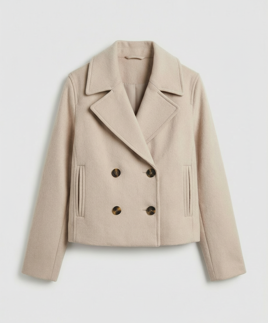 Veste femme à double boutonnage courte | Avriane