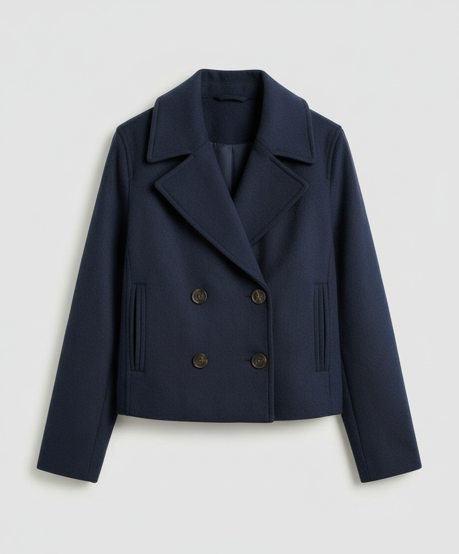 Veste femme à double boutonnage courte | Avriane