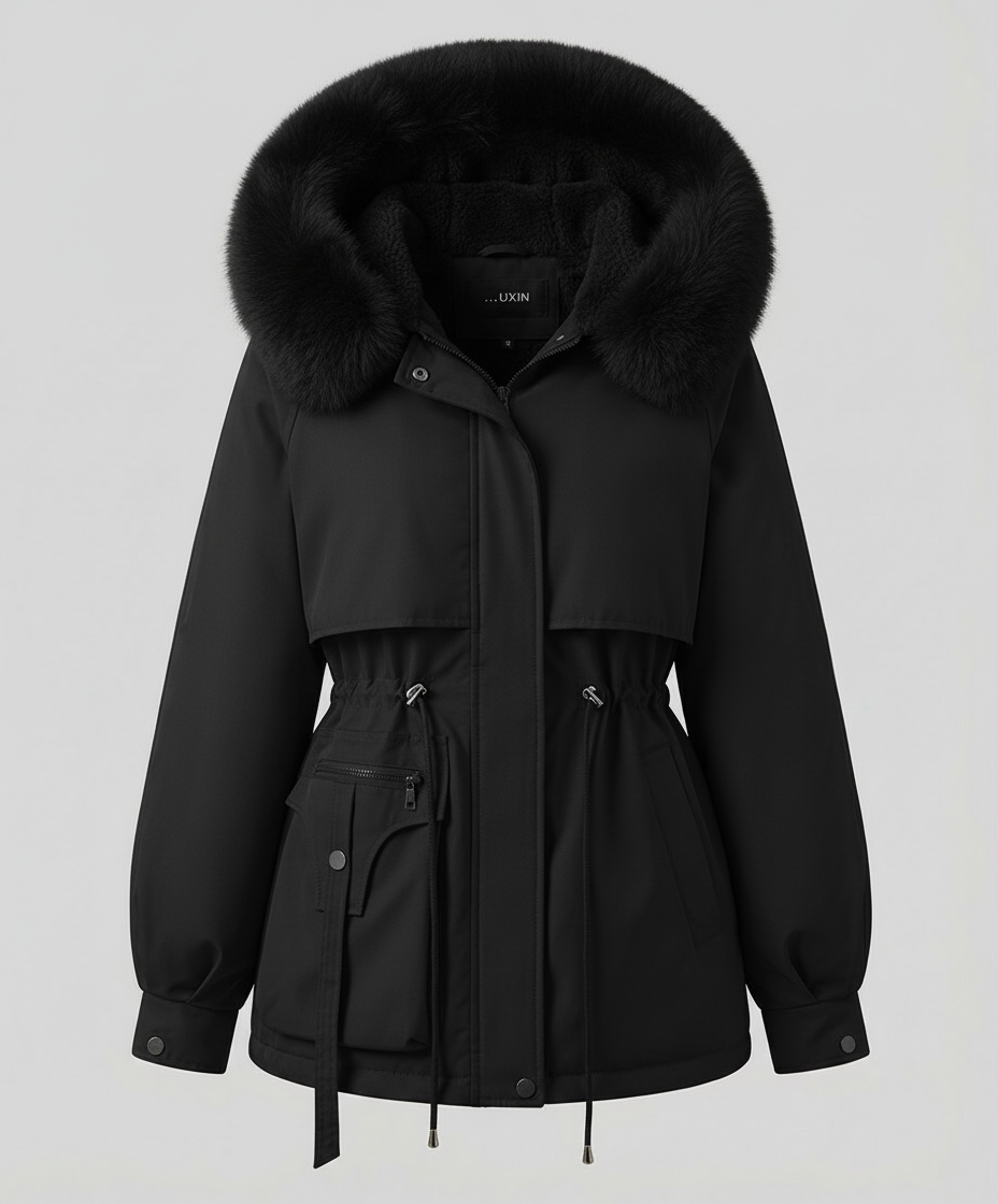 Veste d'hiver en fourrure chaude pour femmes | Avriane