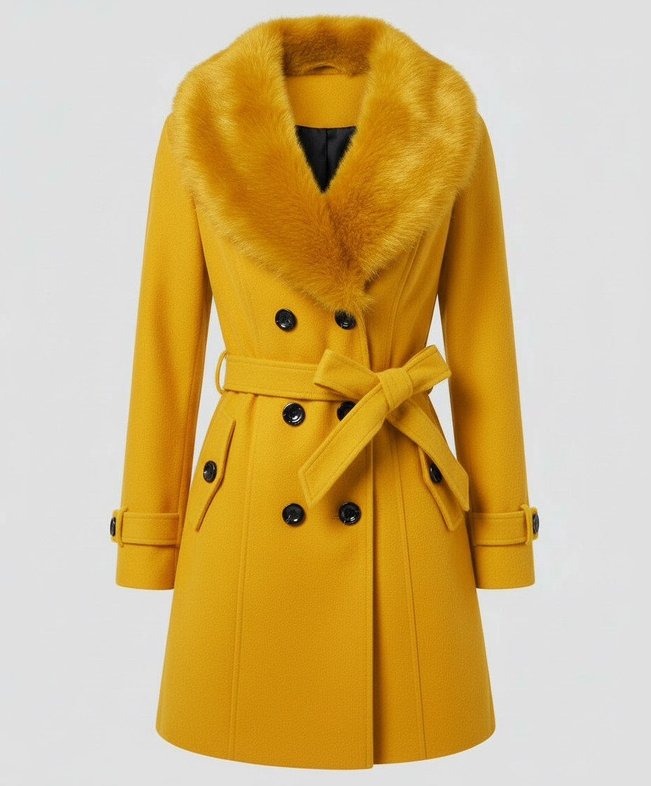 Manteau en fourrure élégant et luxueux pour femmes | Heidi-Mode