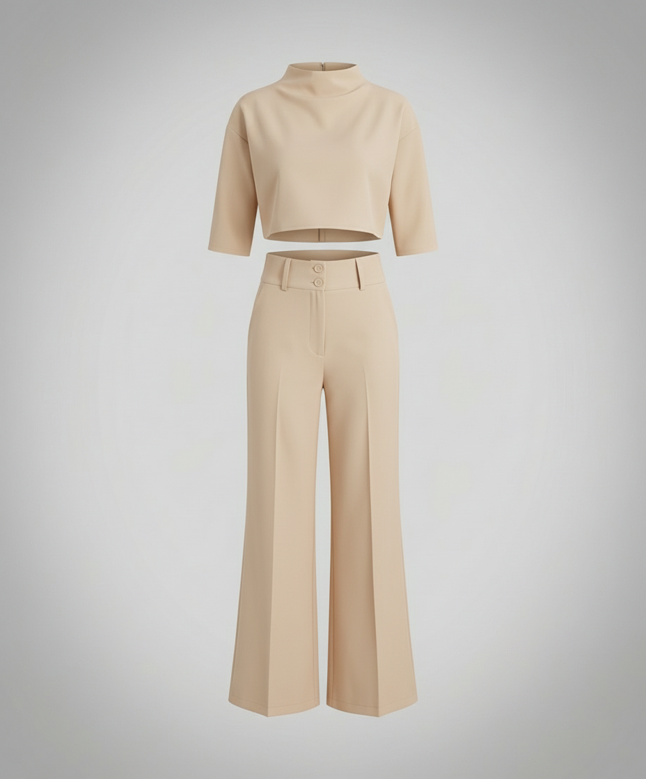 Pantalon ajusté d'automne pour femmes | Heidi-Mode