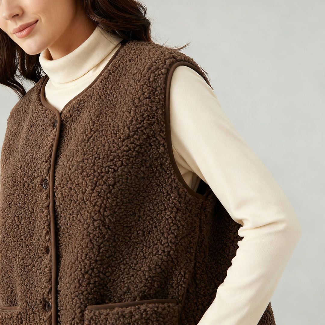 Veste en polaire élégante et chaude d'hiver pour femmes | Avriane