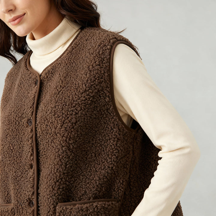 Veste en polaire élégante et chaude d'hiver pour femmes | Avriane