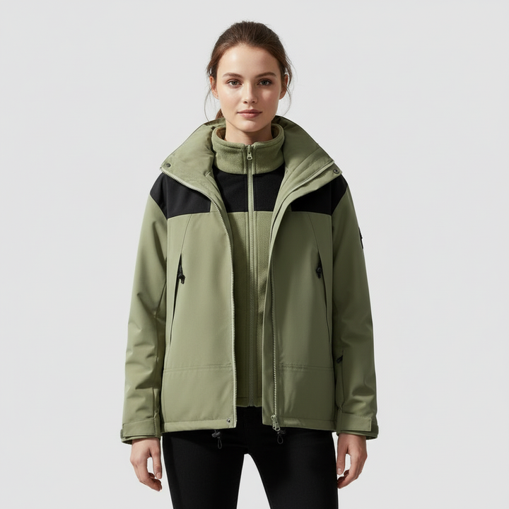 3-en-1 Veste en Fleece d'Hiver Confort | R&B