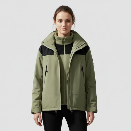3-en-1 Veste en Fleece d'Hiver Confort | R&B